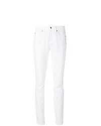 Белые узкие брюки от Cambio