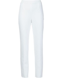 Белые узкие брюки от Carolina Herrera