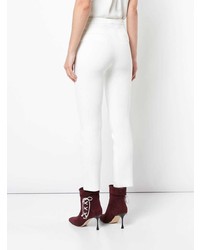 Белые узкие брюки от Adam Lippes