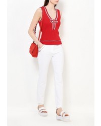 Белые узкие брюки от Concept Club