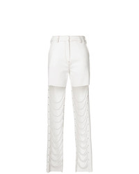 Белые узкие брюки от Cristina Savulescu