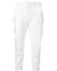 Белые узкие брюки от Dsquared2
