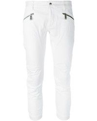 Белые узкие брюки от Dsquared2