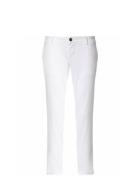 Белые узкие брюки от Fay