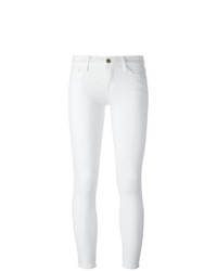 Белые узкие брюки от Frame Denim