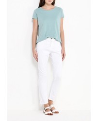 Белые узкие брюки от Gas