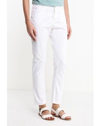 Белые узкие брюки от Gas