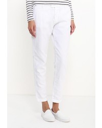 Белые узкие брюки от Gas