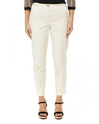 Белые узкие брюки от Gloss