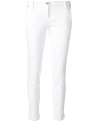 Белые узкие брюки от Jacob Cohen