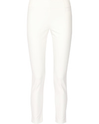 Белые узкие брюки от Lela Rose