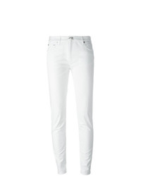 Белые узкие брюки от Maison Margiela