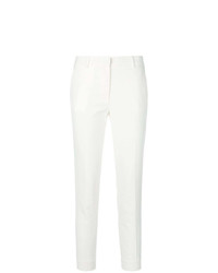 Белые узкие брюки от Mauro Grifoni