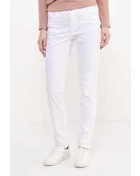 Белые узкие брюки от Modis