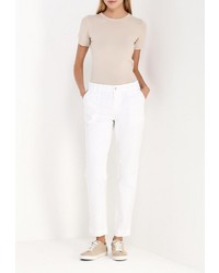 Белые узкие брюки от Modis