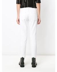 Белые узкие брюки от Uma Raquel Davidowicz