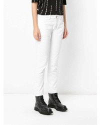 Белые узкие брюки от Uma Raquel Davidowicz