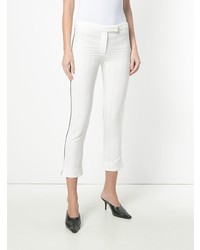 Белые узкие брюки от Ann Demeulemeester