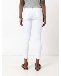 Белые узкие брюки от Frame Denim