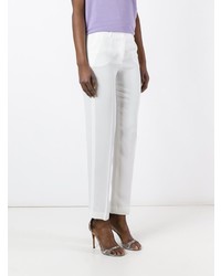 Белые узкие брюки от Ermanno Scervino