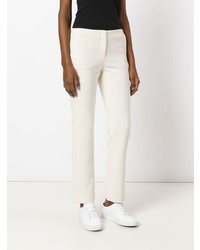 Белые узкие брюки от Theory