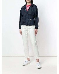 Белые узкие брюки от Moncler