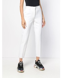 Белые узкие брюки от MSGM