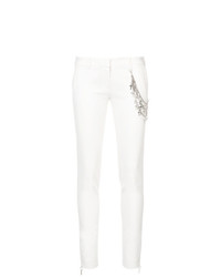 Белые узкие брюки от Thomas Wylde