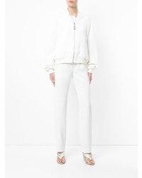 Белые узкие брюки от Dion Lee