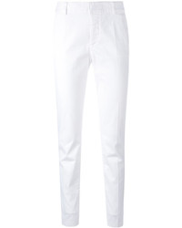 Белые хлопковые джинсы скинни от Dsquared2