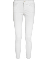 Белые хлопковые джинсы скинни от Stella McCartney