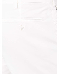 Мужские белые хлопковые шорты от Loro Piana