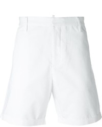 Мужские белые хлопковые шорты от Emporio Armani