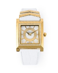Мужские белые часы от Versace