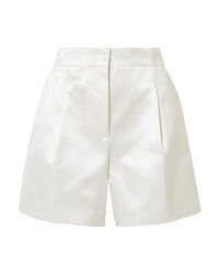 Женские белые шелковые шорты от Gabriela Hearst