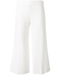 Белые шерстяные брюки-кюлоты от P.A.R.O.S.H.