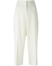 Белые шерстяные брюки-кюлоты от Stella McCartney