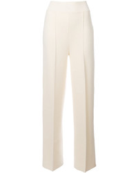 Женские белые шерстяные брюки от Jil Sander
