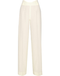Белые широкие брюки от Agnona
