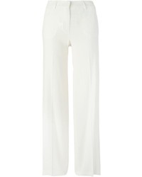 Белые широкие брюки от Alberto Biani