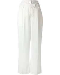 Белые широкие брюки от Aviu