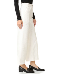 Белые широкие брюки от Rachel Comey