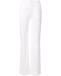 Белые широкие брюки от Bouchra Jarrar