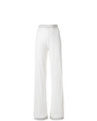 Белые широкие брюки от Chanel Vintage