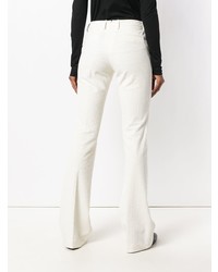 Белые широкие брюки от Pt01