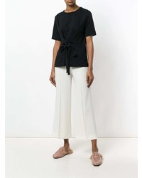 Белые широкие брюки от Theory