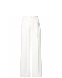 Белые широкие брюки от Derek Lam