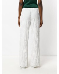 Белые широкие брюки от Nude