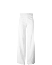 Белые широкие брюки от Emanuel Ungaro Vintage