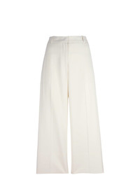 Белые широкие брюки от Ermanno Scervino